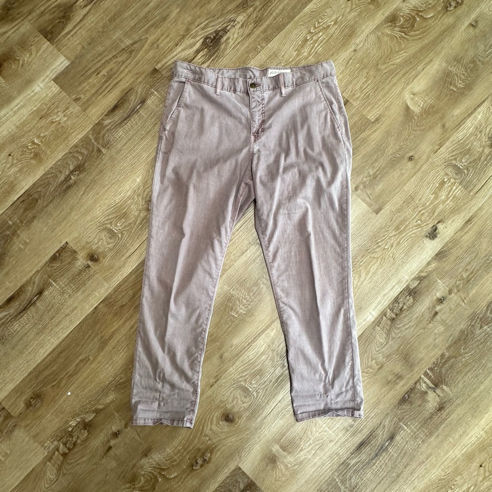 pistola Slim Chino Pants in Light Mauve Pink
